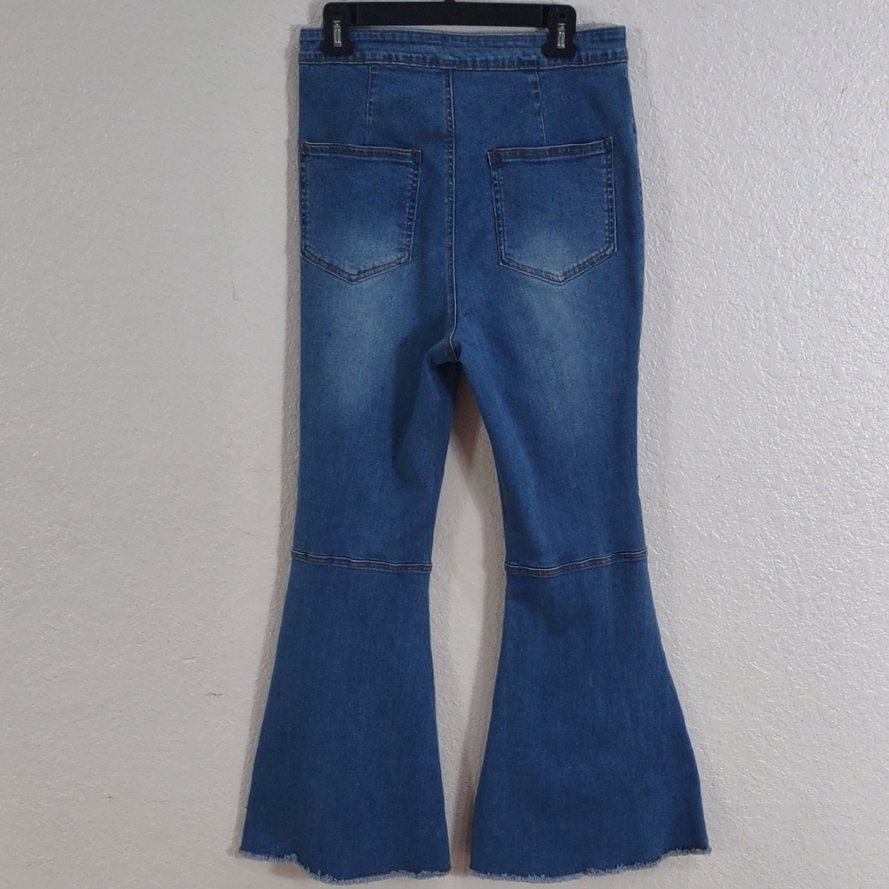 Chelsea & Violet, Size 31,Blue Flared Women's Jeans - Picture 7 of 17